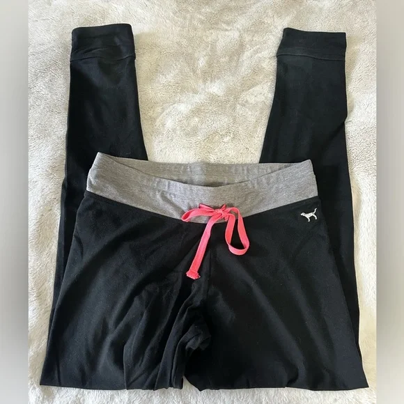 Victoria’s Secret Pink - Black Leggings - Picture 2 of 7